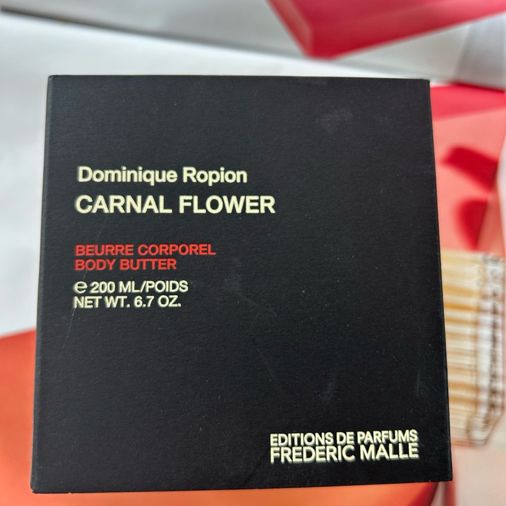 Frederic Malle CARNAL FLOWER Body Butter/Cream, Full Size 6.8oz/200mL sealed